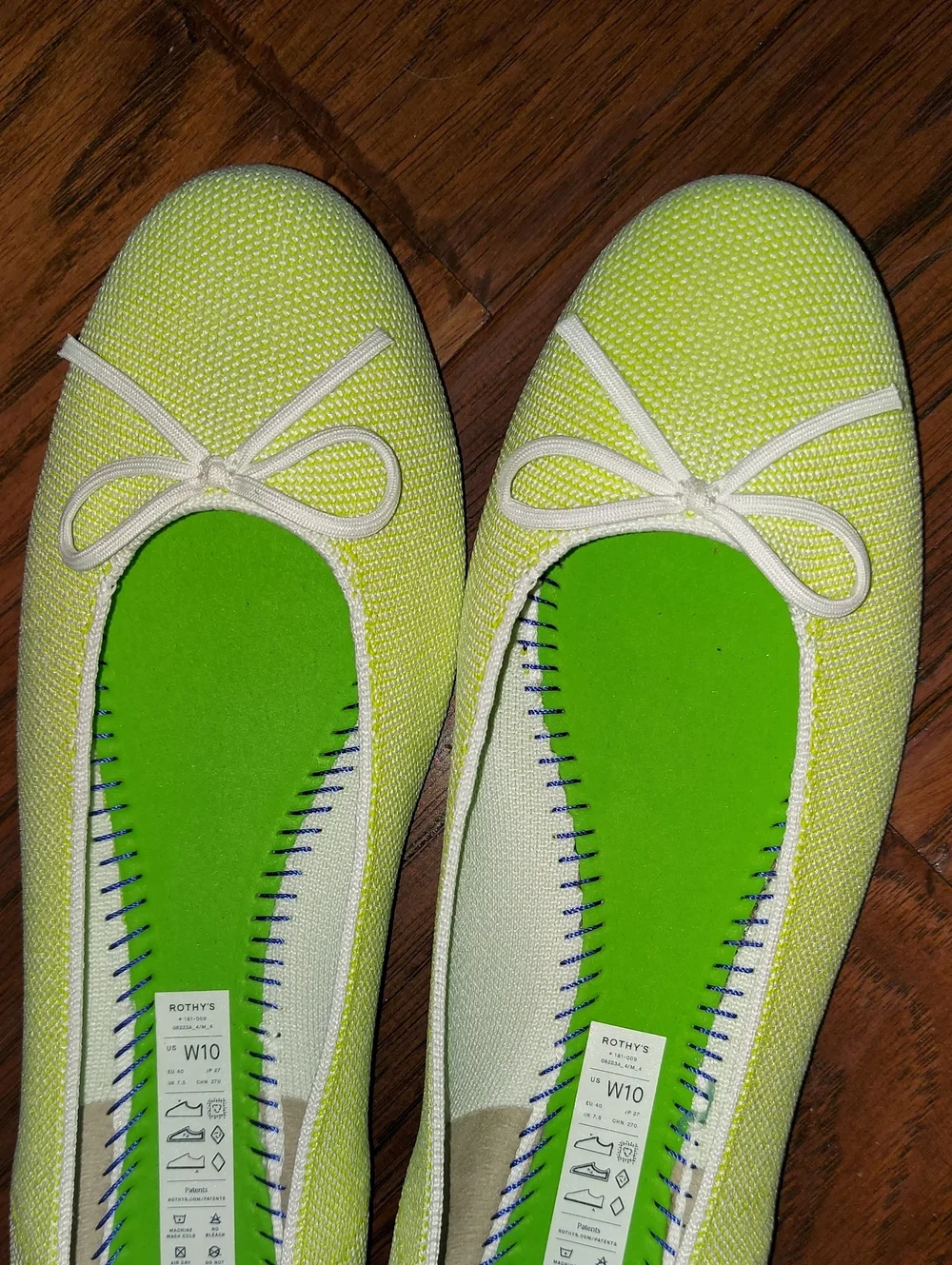 Rothys The Ballet Flat Chartreuse 10